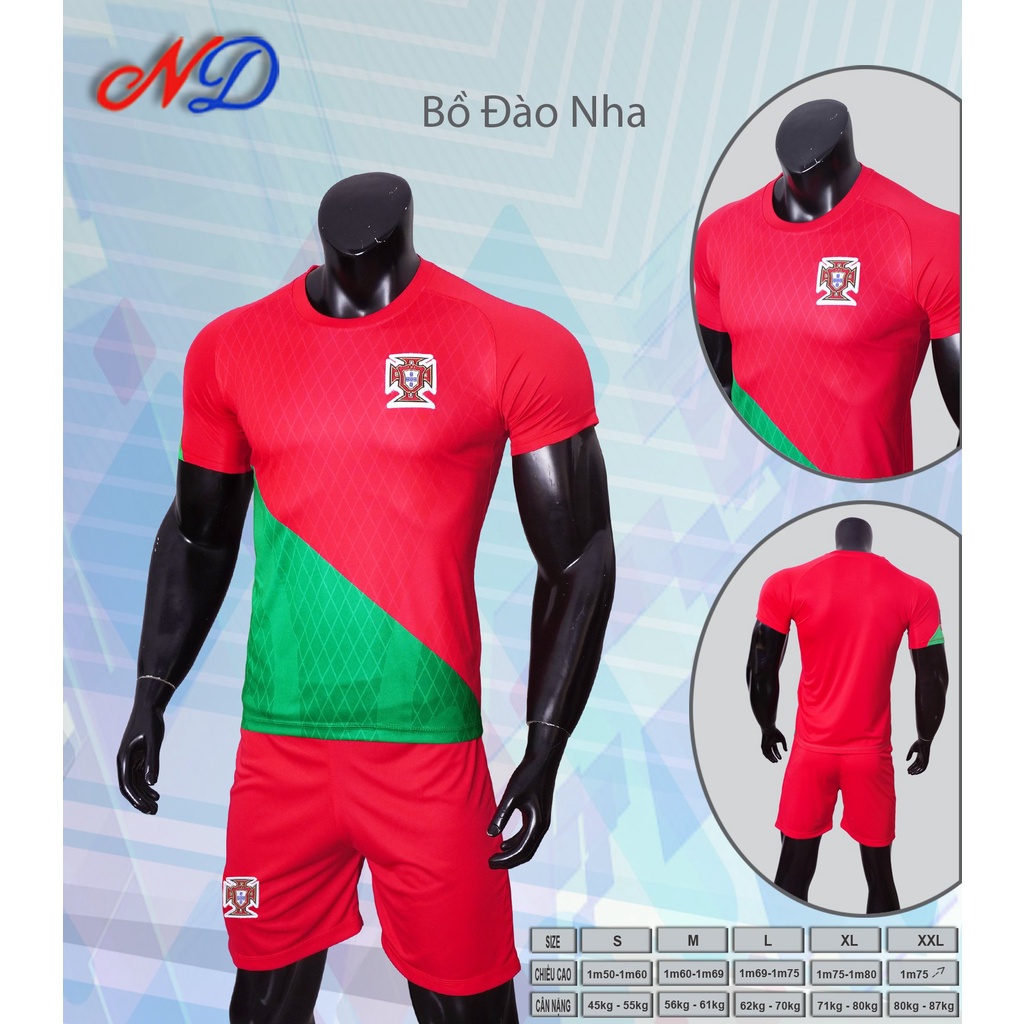 Bộ Đồ Đá Banh Đội Tuyển Bồ Đào Nha