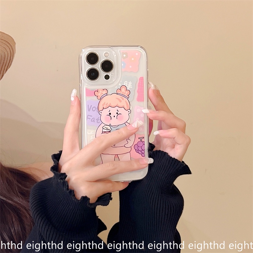 Ốp Điện Thoại Silicon Mềm Hình Cô Gái Cho iPhone 13 12 11 Pro Max X Xr Xs Max 8 7 Plus SE 2020