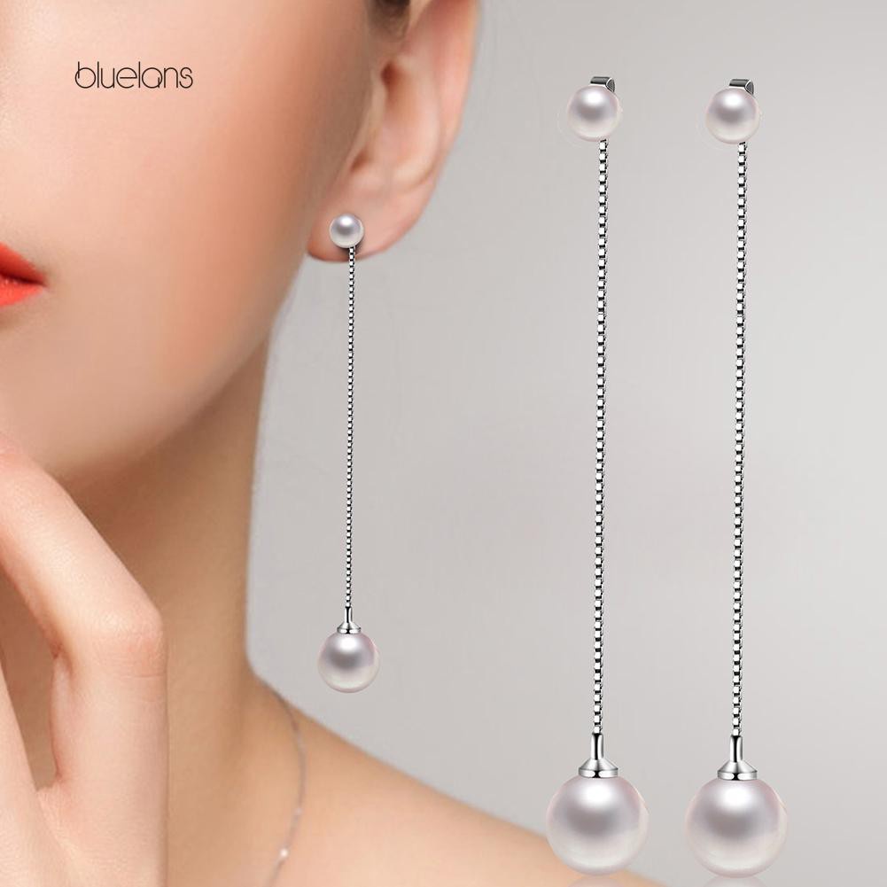 Khuyên tai ngọc trai dáng dài