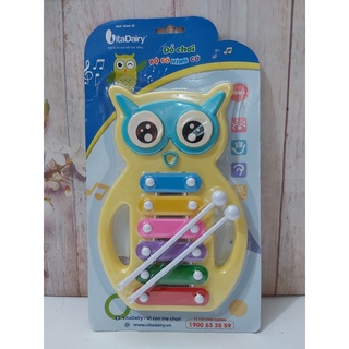 Bộ đàn gõ chim cú giúp bé học màu sắc, phát triển giác quan và cảm thụ âm thanh