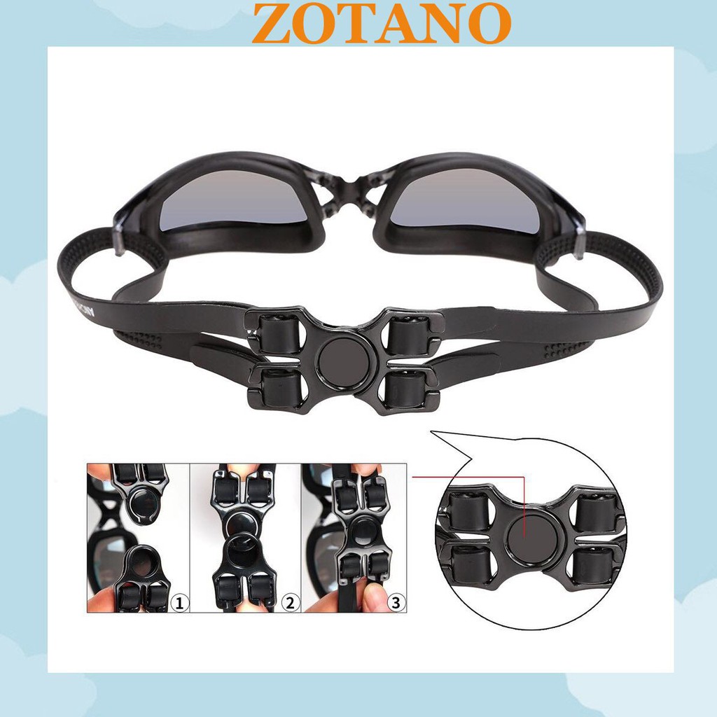 Kính Bơi Cận Cao Cấp 1.5 Độ Đến 8.0 Độ Tráng Gương