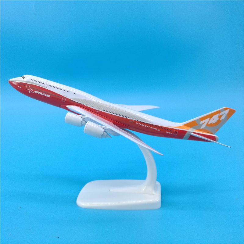 Mô Hình Máy Bay Boeing 747-8 Bằng Hợp Kim 20cm B747