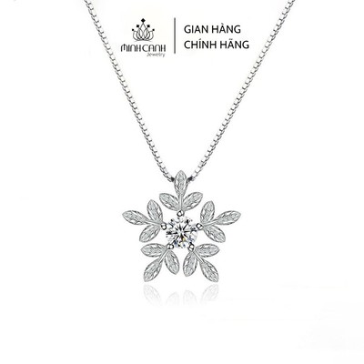 Dây Chuyền Nữ Bạc Ta Minh Canh Jewelry - Bông Tuyết