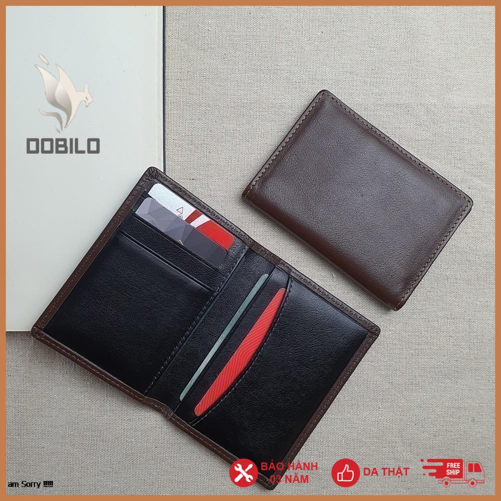 [Da Thật] Ví Nam Mini ,Ví Minimalist Card Da Bò Cao Cấp - MN114