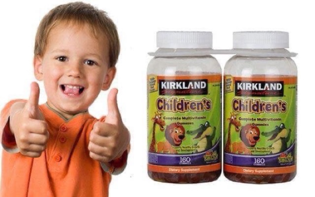 Kẹo dẻo Kirkland Childrens Multivitamin Gummies tăng cường hệ miễn dịch, tăng sức đề kháng dành cho bé biếng ăn