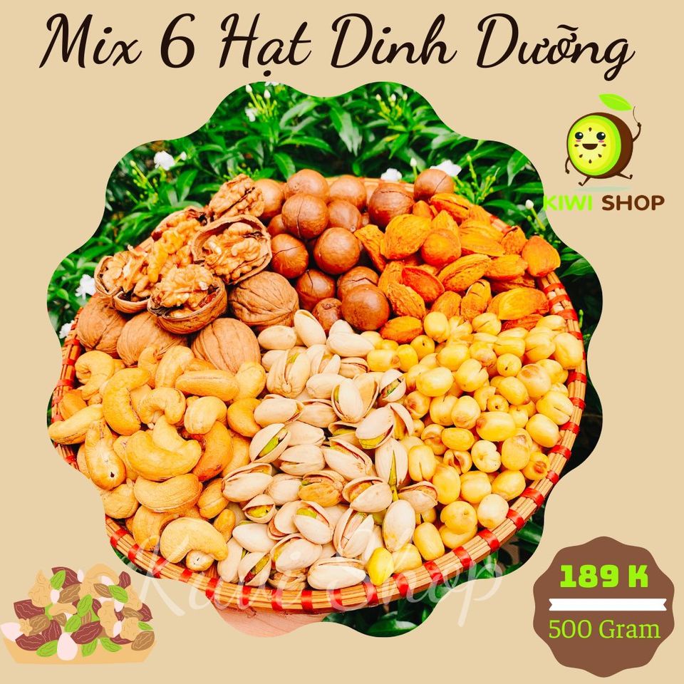 [Dinh Dưỡng Cho Mẹ] Mix 6 Hạt Dinh Dưỡng Cho Mẹ Bầu &amp; Sau Sinh (Mẹ Giữ Dáng-Con Thông Minh)