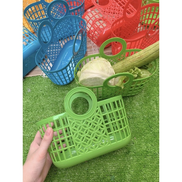 Giỏ nhựa đi chợ mini cho bé