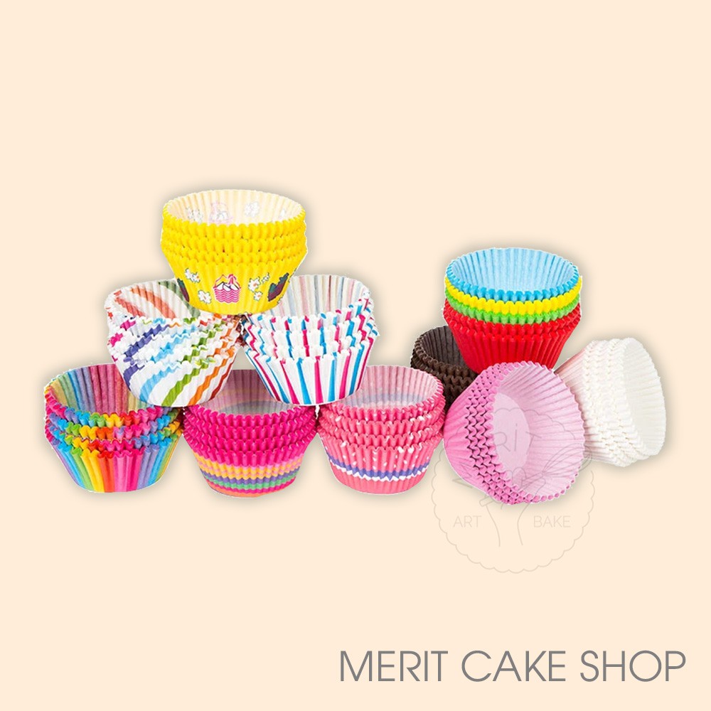 Cup giấy mềm bánh cupcake &amp; bánh muffin (hộp 100 chiếc)