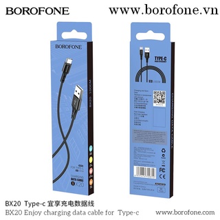 Cáp sạc Type-C - BOROFONE BX20 (Sạc nhanh, 2A, 1m) [Chính hãng]