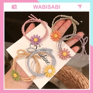 [ẢNH THẬT/ SẴN] 🦋 Dây chun buộc tóc 🦋 thun cột tóc Hàn Quốc hoa cúc nhiều màu - Wabi sabi 29
