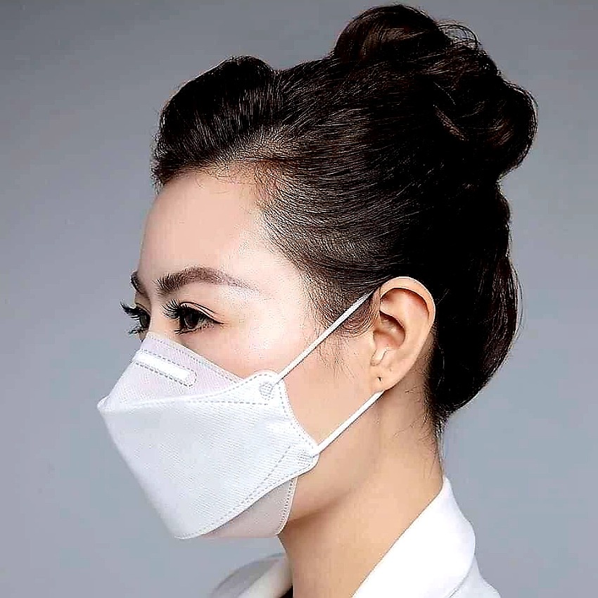 Combo 5 túi 50 cái Khẩu trang KF94 Hàn Quốc, khẩu trang 4D mask 4 lớp kháng khuẩn kháng bụi mịn, nhiều màu nhiều hãng