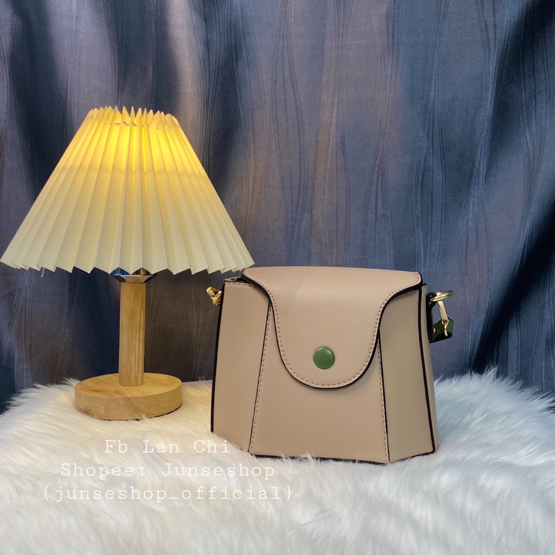 Túi cốp cầm tay có dây đeo chéo xinh xắn Hàng Q/Châu