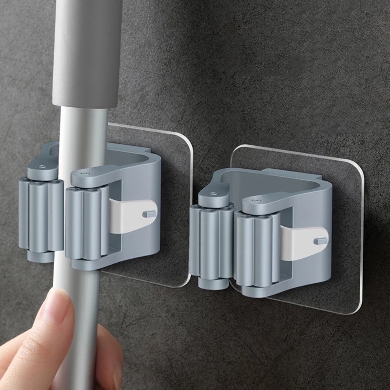 1 Móc Treo Cây Lau Nhà Gắn Tường Chịu Lực Tốt Tiện Dụng Cho Nhà Tắm