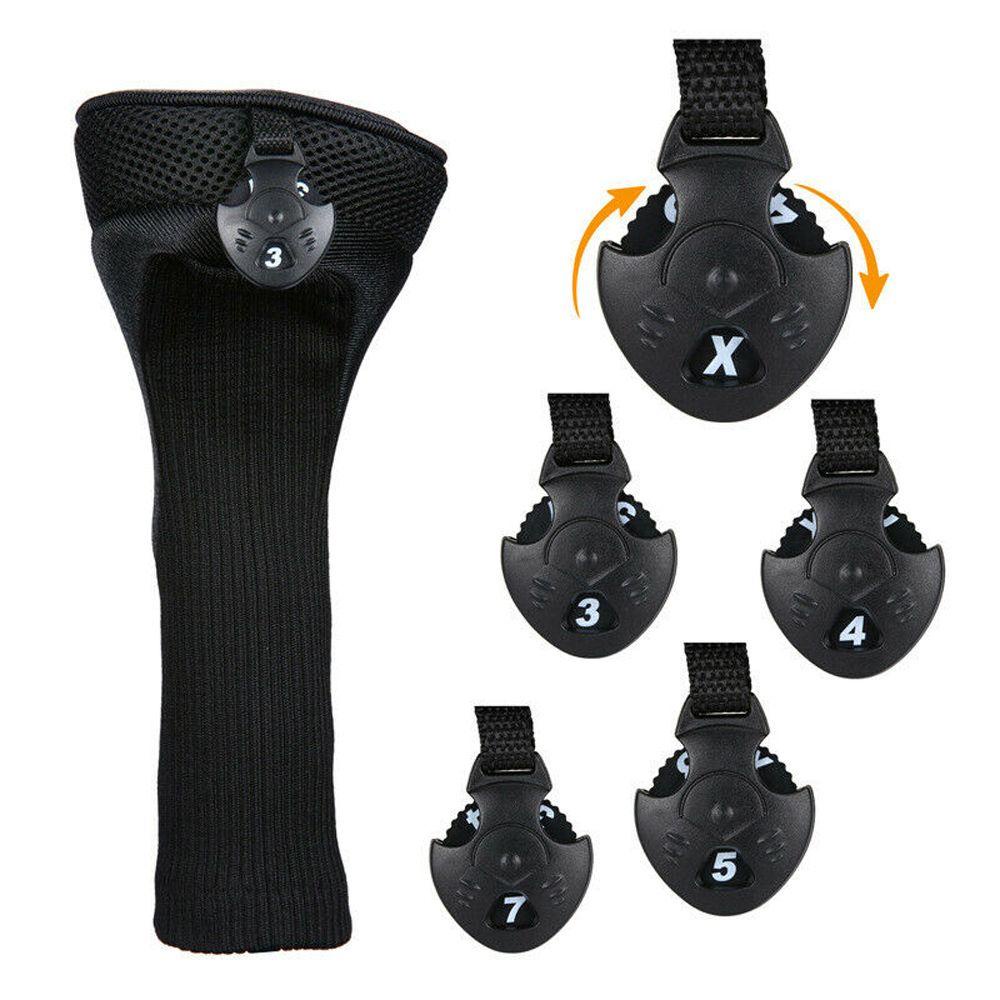 Lưới Bọc Đầu Gậy Đánh Golf 1680D 1 3 5 Fairway Bằng Nylon Đan Cổ Dài