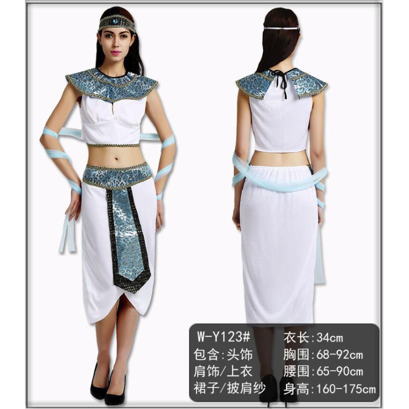 Bộ Đồ Hóa Trang Pharaoh Ai Cập Cổ Đại Cho Nam Nữ