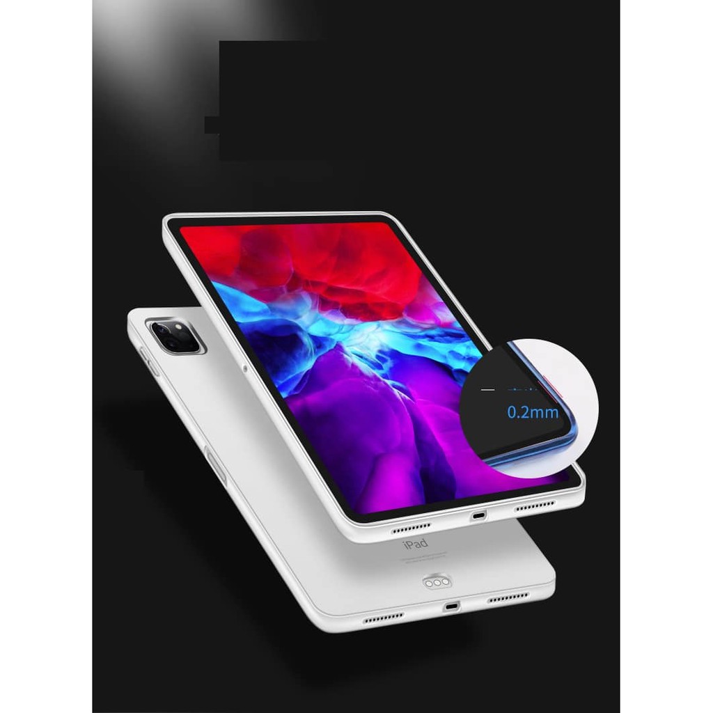 Ốp lưng dẻo iPad Pro 11 inch 2020, 12.9 2020 trong suốt siêu mỏng