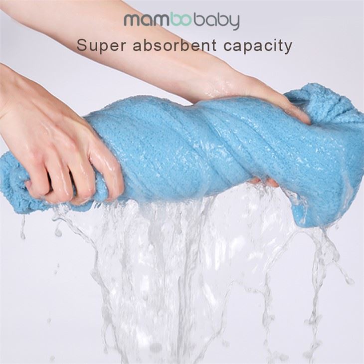 Áo choàng tắm bé Mambobaby khăn tắm có mũ cho bé chất liệu mềm mịn thấm hút nhanh thân thiện với làn da trẻ nhỏ