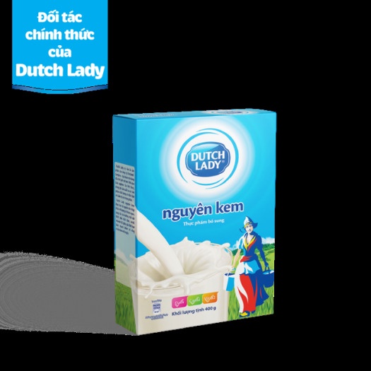 Sữa bột Dutch Lady Nguyên Kem hộp giấy 400g
