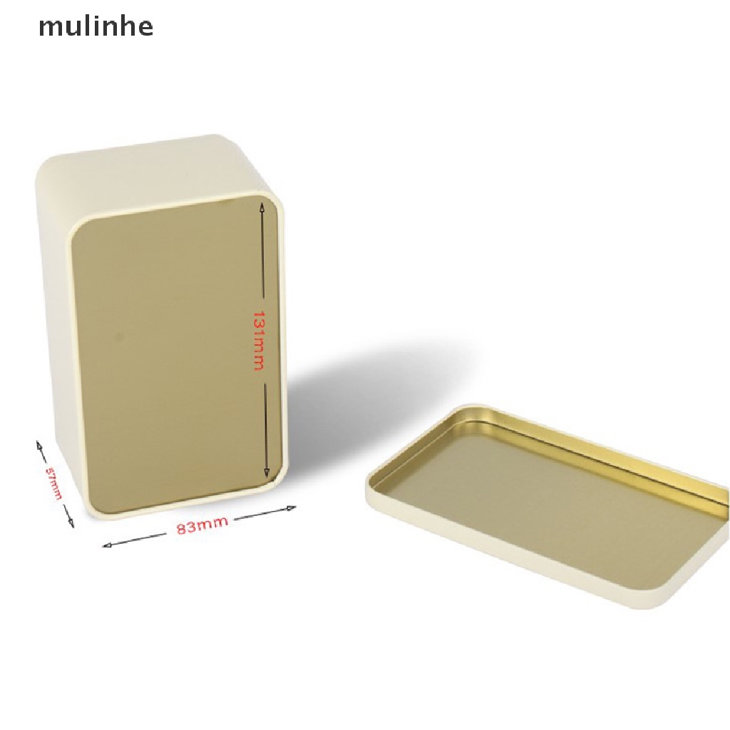1 Hộp Thiếc Đựng Bánh Quy / Trà / Bánh Quy Bằng Kim Loại