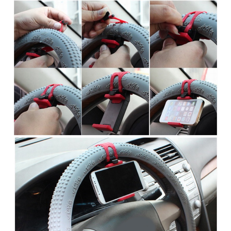 Giá Đỡ Điện Thoại / GPS Rảnh Tay Nhiều Màu Tiện Dụng Cho Xe Hơi