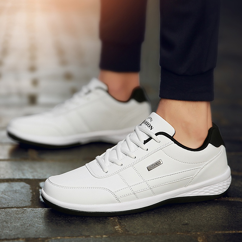 【Hàng Có Sẵn】 Giày Da Thể Thao Nam Thời Trang Size 37-48