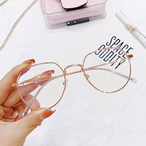 【0-600°Mắt kính chống ánh sáng xanh phong cách Hàn Quốc cho nam nữ