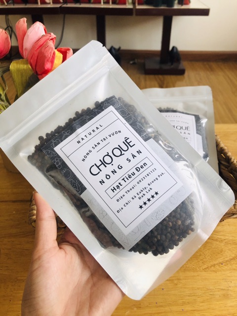 500g Hạt Tiêu Đen - 100% Nhất Trồng Sạch Nguyên Chất