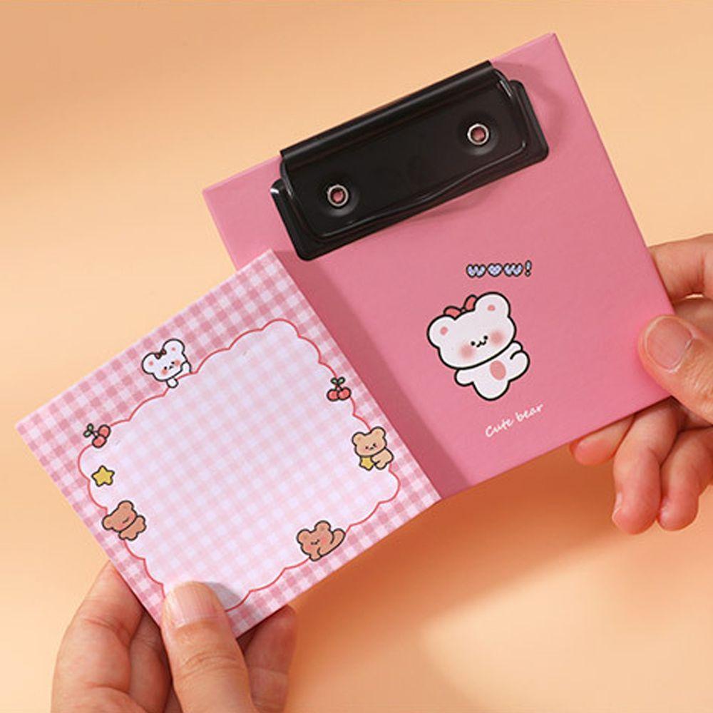 Mmluck Giấy Ghi Chú Họa Tiết Kawaii Kèm Kẹp Tiện Dụng Cho Văn Phòng