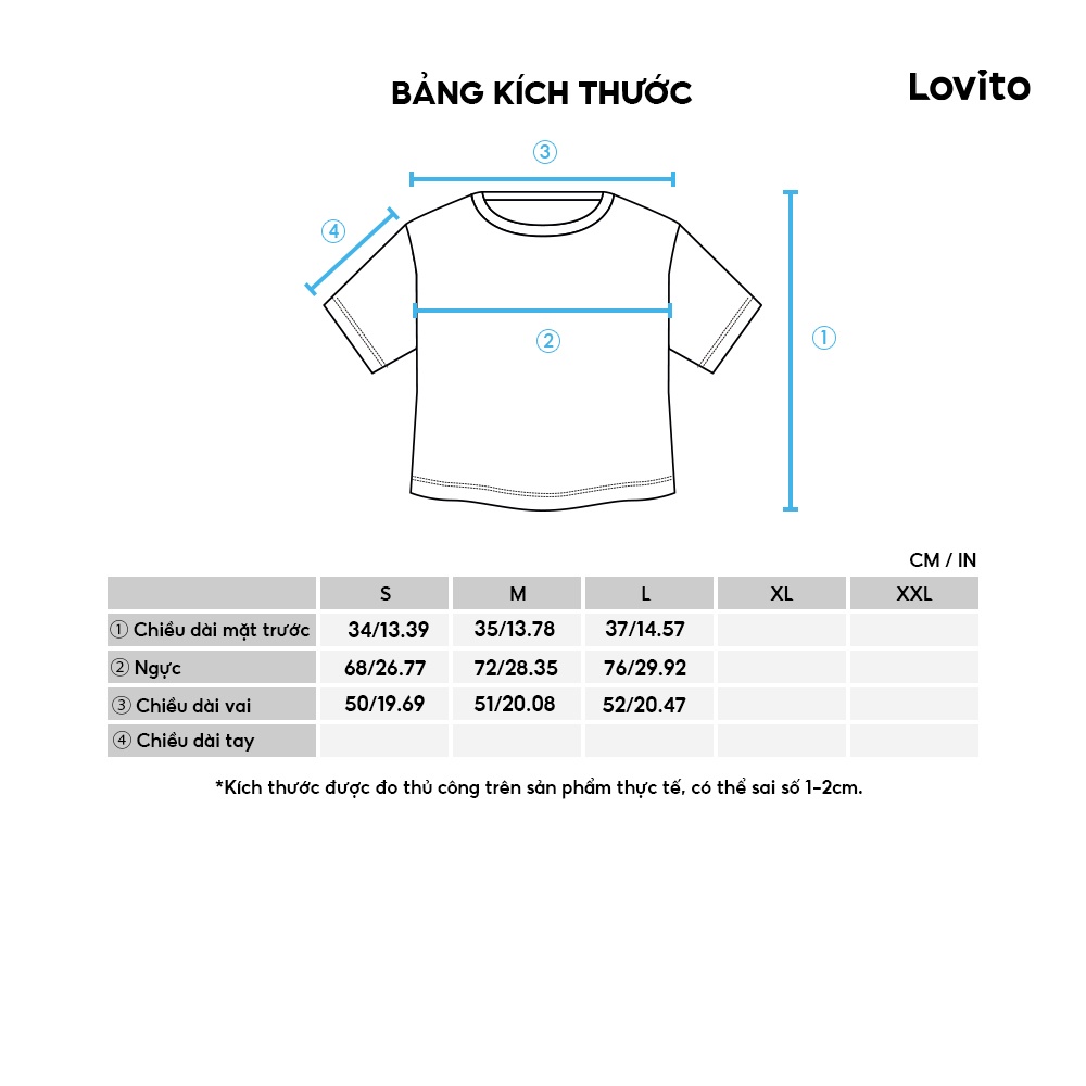 Áo tanktop Lovito cổ tròn in bươm bướm dáng ngắn đáng yêu L08036 (Màu đen) | BigBuy360 - bigbuy360.vn