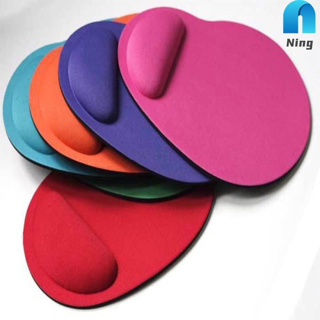 Miếng Lót Chuột Chống Trượt Có Đệm Bảo Vệ Cổ Tay Màu Sắc Đơn Giản