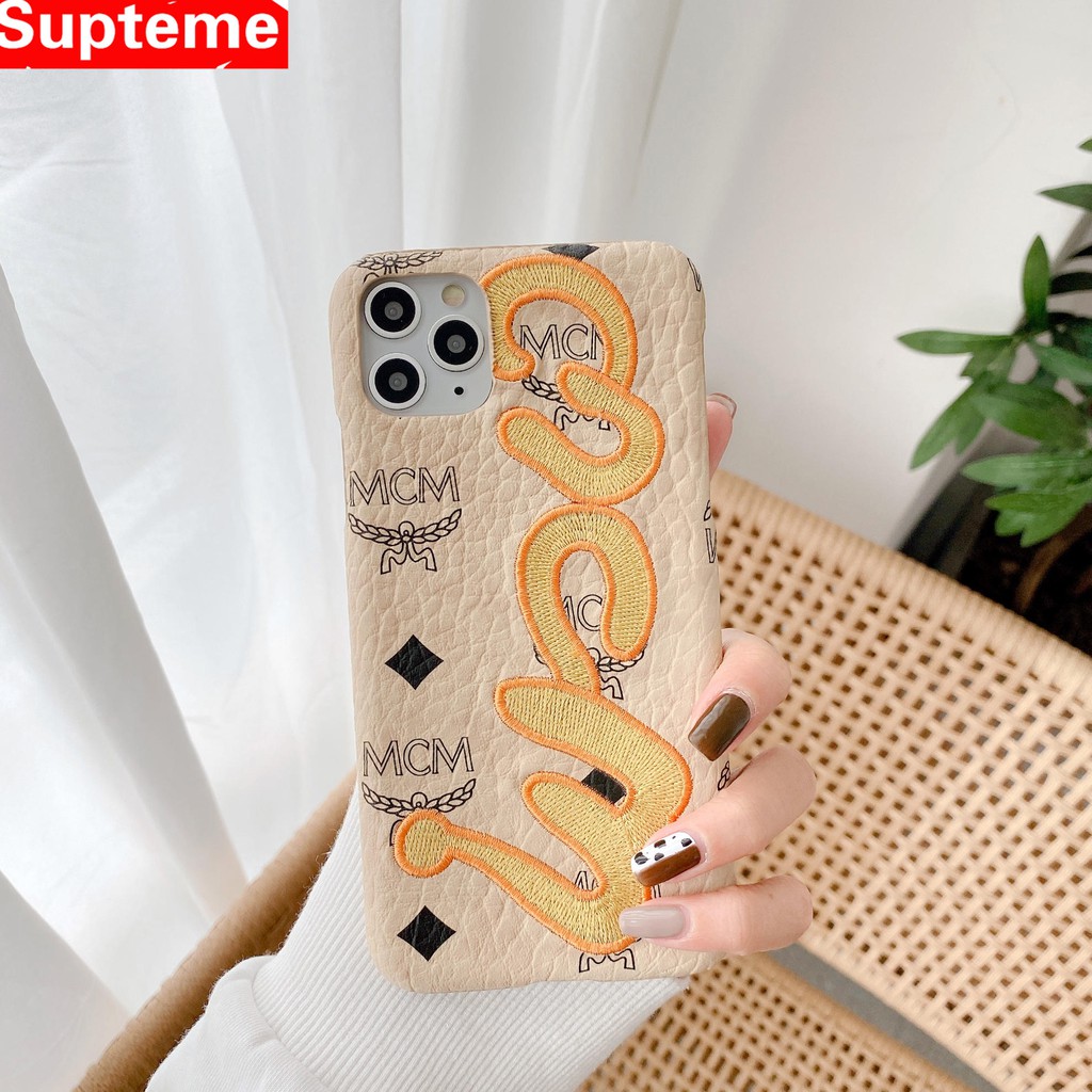 Ốp Điện Thoại Thêu Họa Tiết Graffiti Cỡ Lớn Mcm2020 Cho Iphone 12