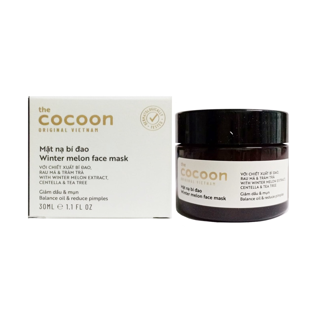 Thạch Bí Đao Cấp Ẩm Và Ngăn Ngừa Mụn Cocoon Winter Melon Gel Cream 30ml và 100ml