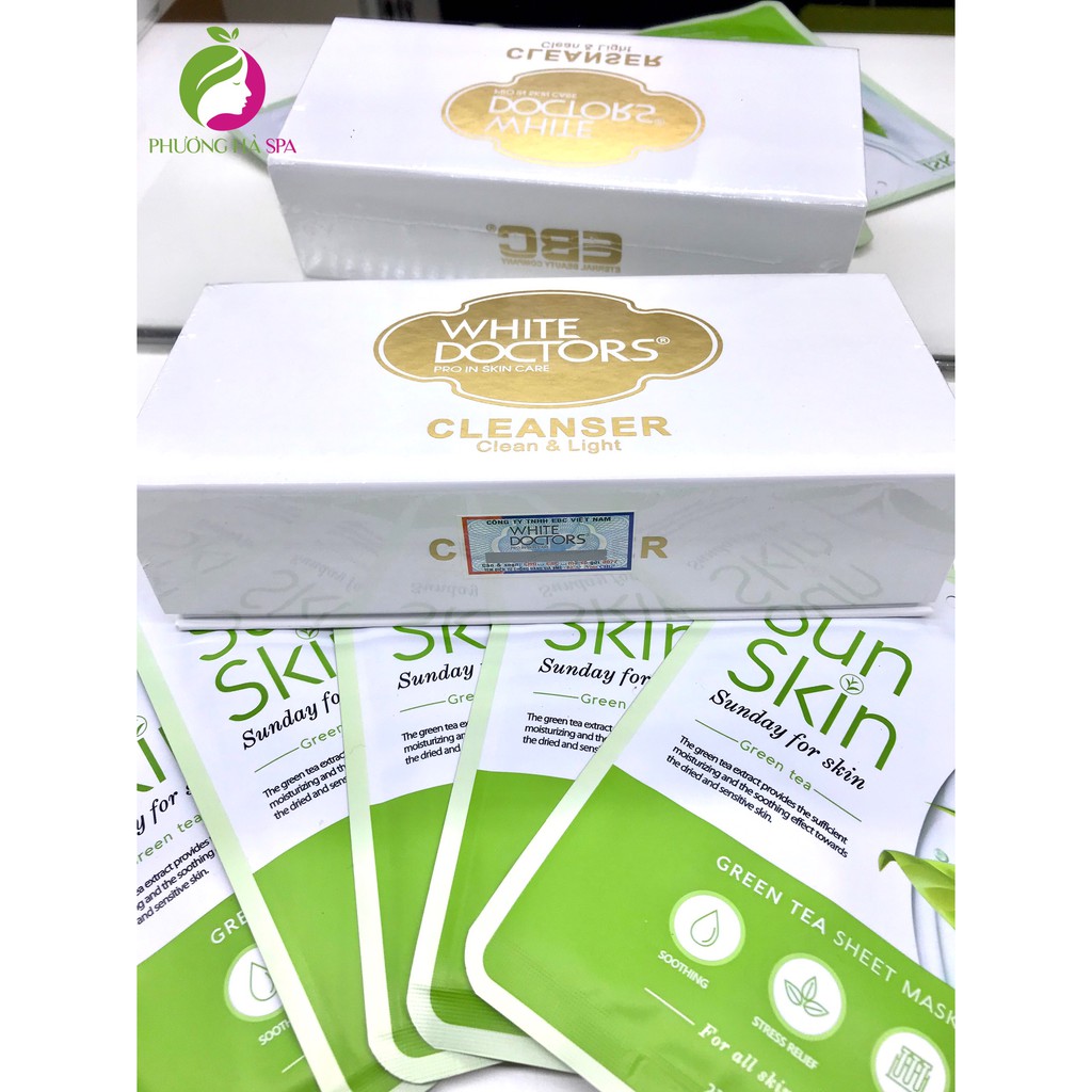 Sữa rửa mặt ngăn ngừa mụn, giảm nám, làm sáng da White Doctors Cleanser 120ml