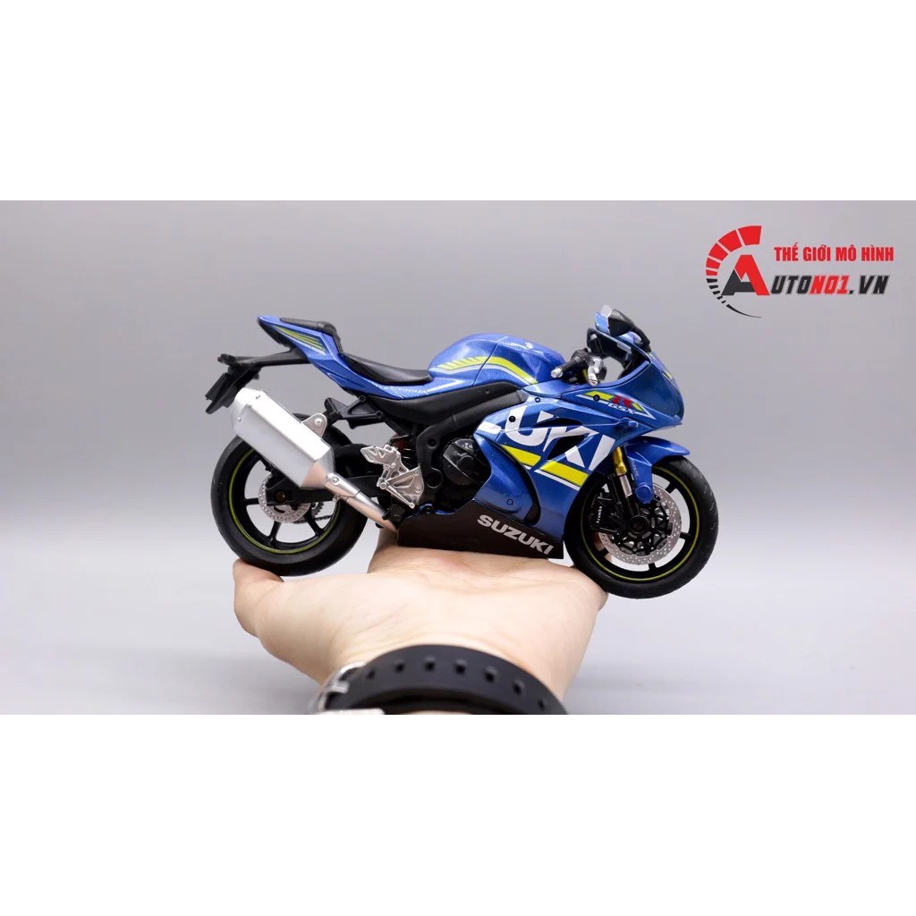 MÔ HÌNH XE SUZUKI GSX-R1000 BLUE 1:12 MSZ 7207