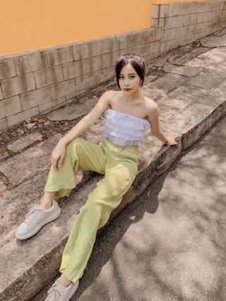 Áo croptop đan lưng