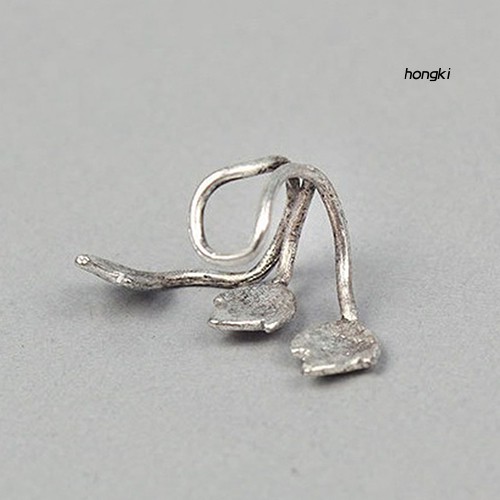 Khuyên Vành Tai Hình Chiếc Lá Phong Cách Vintage Dành Cho Nữ