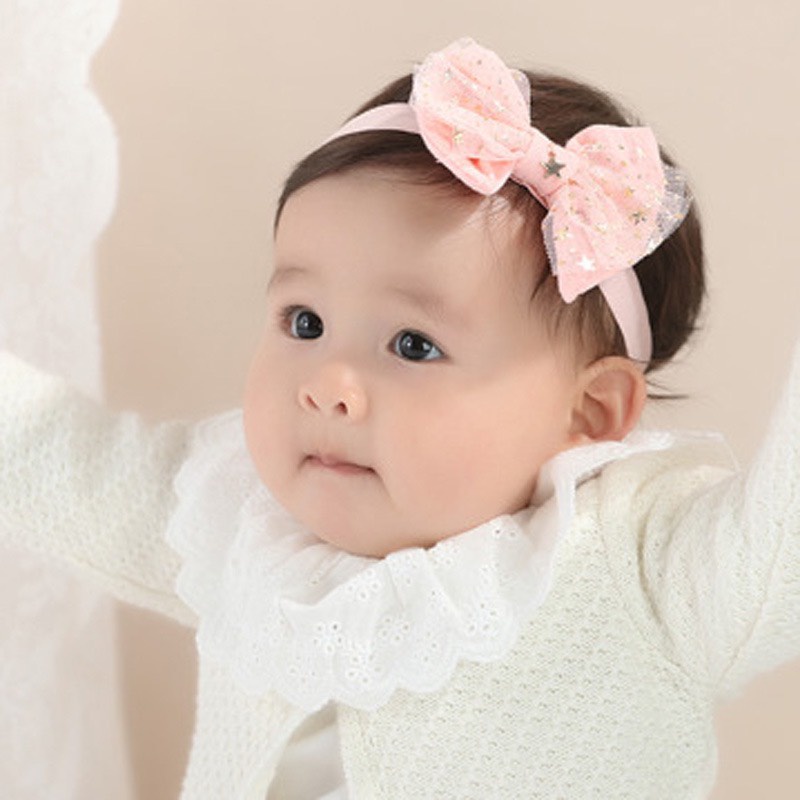 Băng Đô Cho Bé - Băng Đô Nơ Sao Phong Cách Hàn Quốc Xinh Xắn Cho Bé