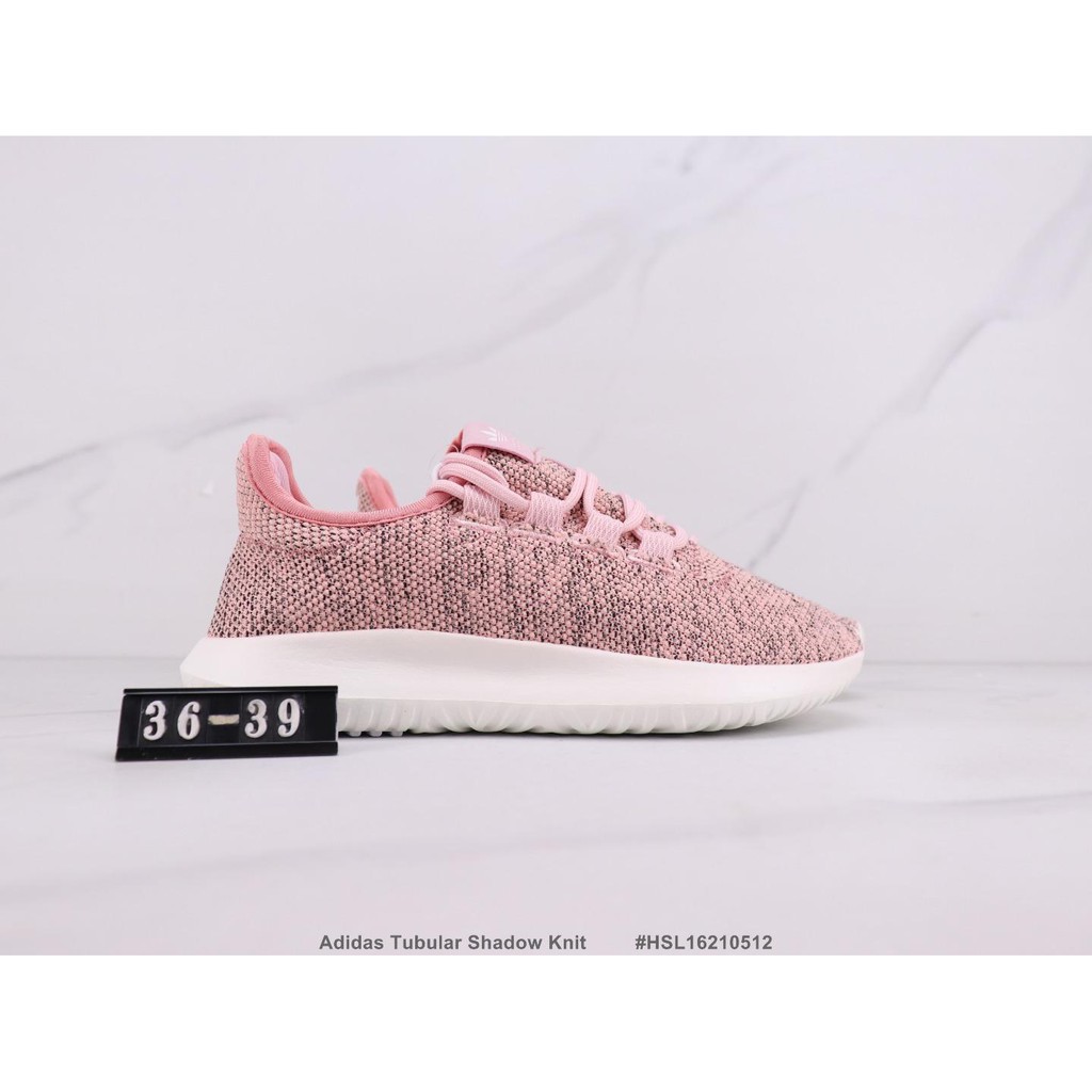 Adidas Tubular Shadow Knit Clover Small Coconut Running Shoes Knitted Flying Line Material Women's Girl's Men's Boy's Sports Running Shoes Sneakers