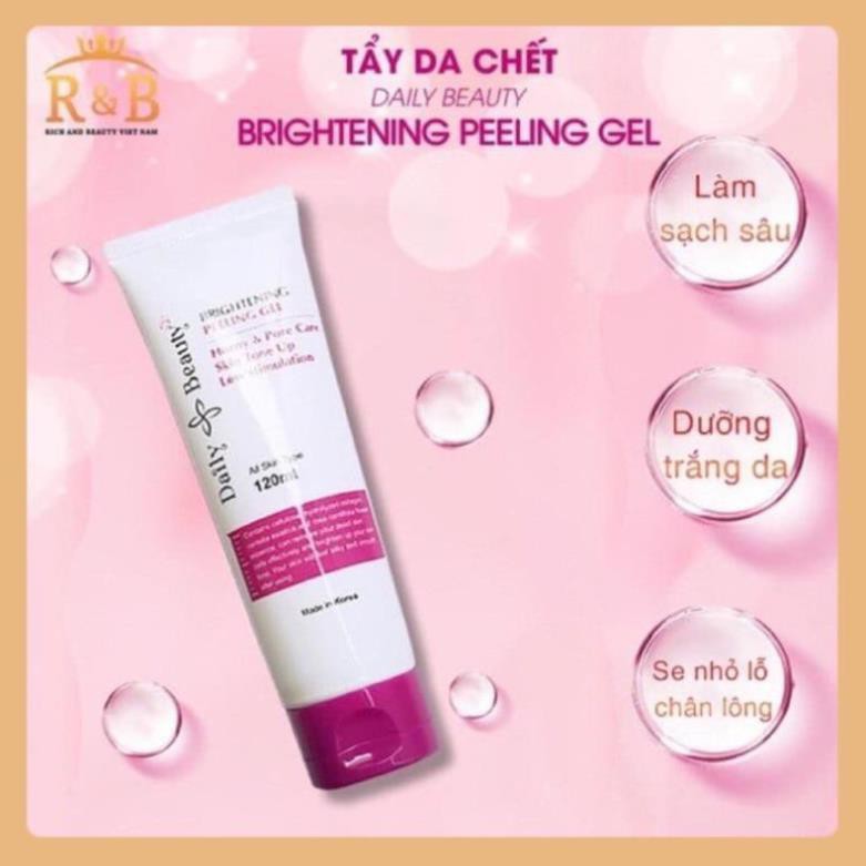 Gel tẩy tế bào chết Hàn Quốc Daily Beauty Brightening Peeling Gel R&B Việt Nam tẩy sạch, dưỡng ẩm, làm trắng, dịu nhẹ