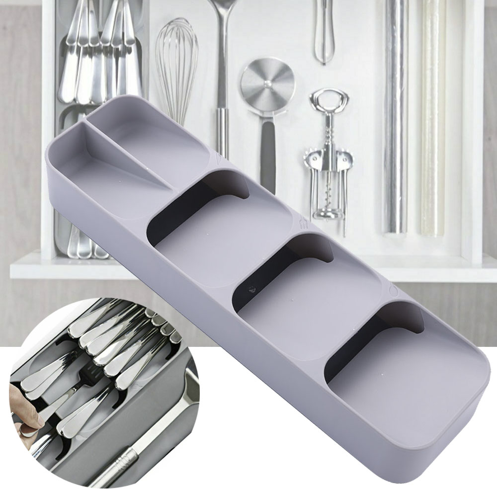 Organizer Spoon Divider Kitchen Organizer Tray Holder Storage Cutlery Drawer