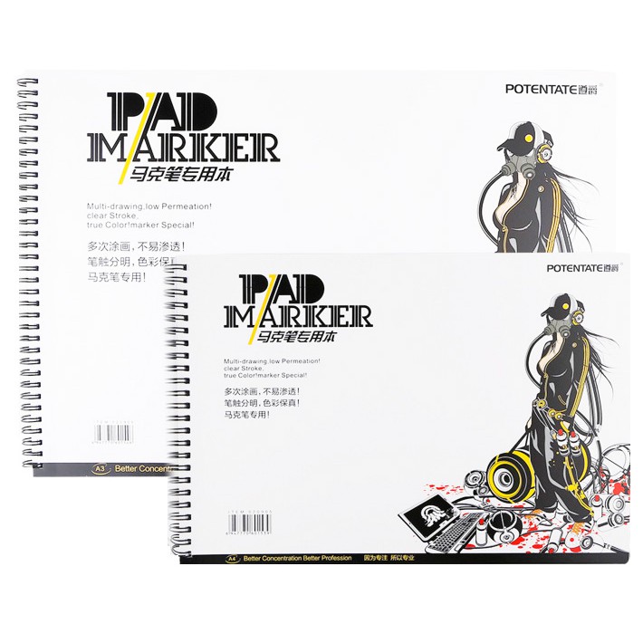 Giấy Vẽ Màu MarKer 32 Trang Cỡ A5/A4/A3