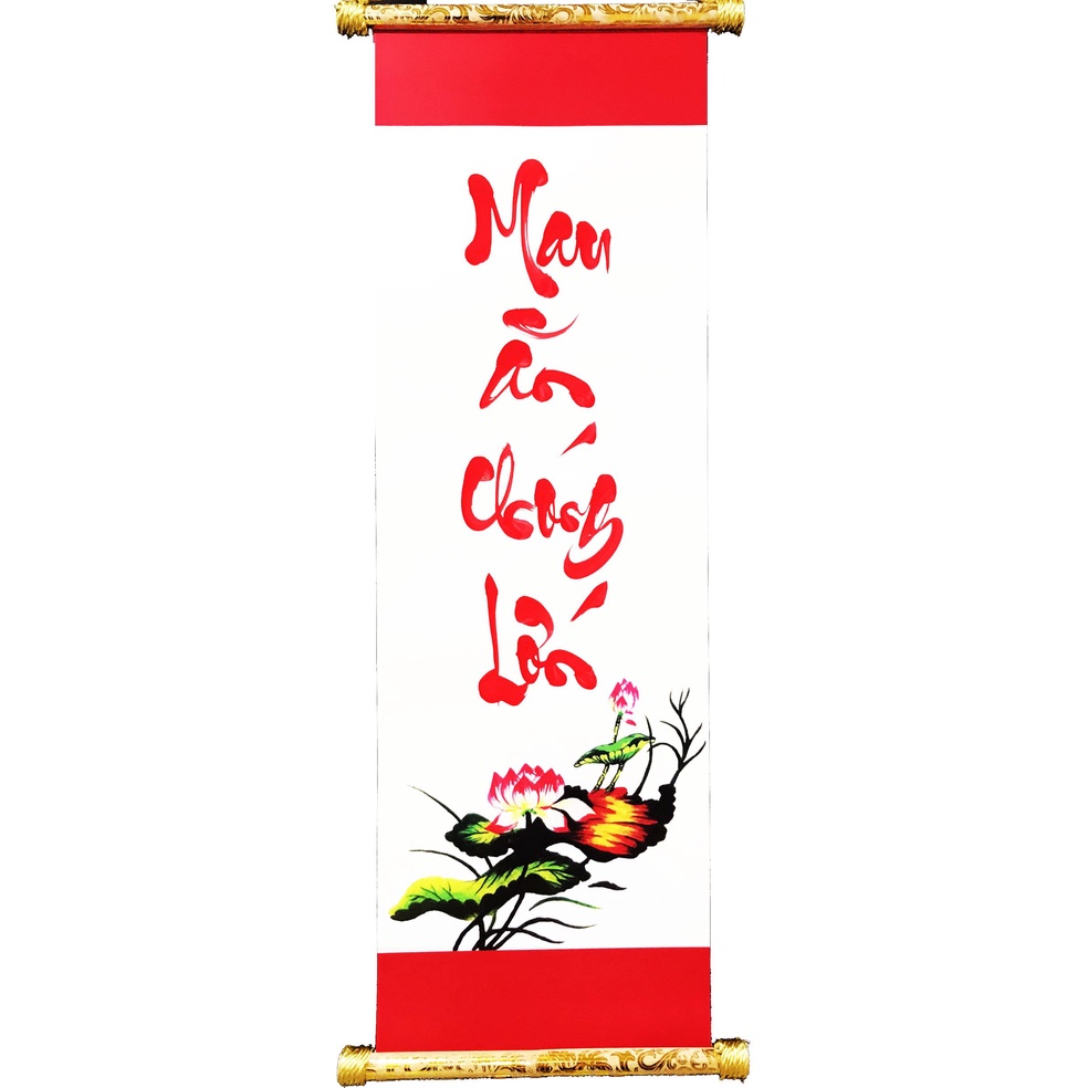 thư pháp tặng thôi nôi