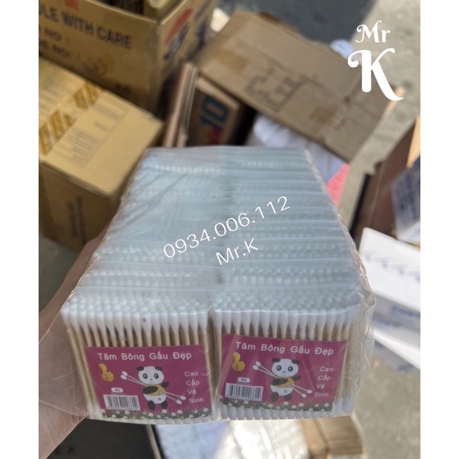 LỐC 24 BỊCH BÔNG RÁI TAI CÁN GỖ