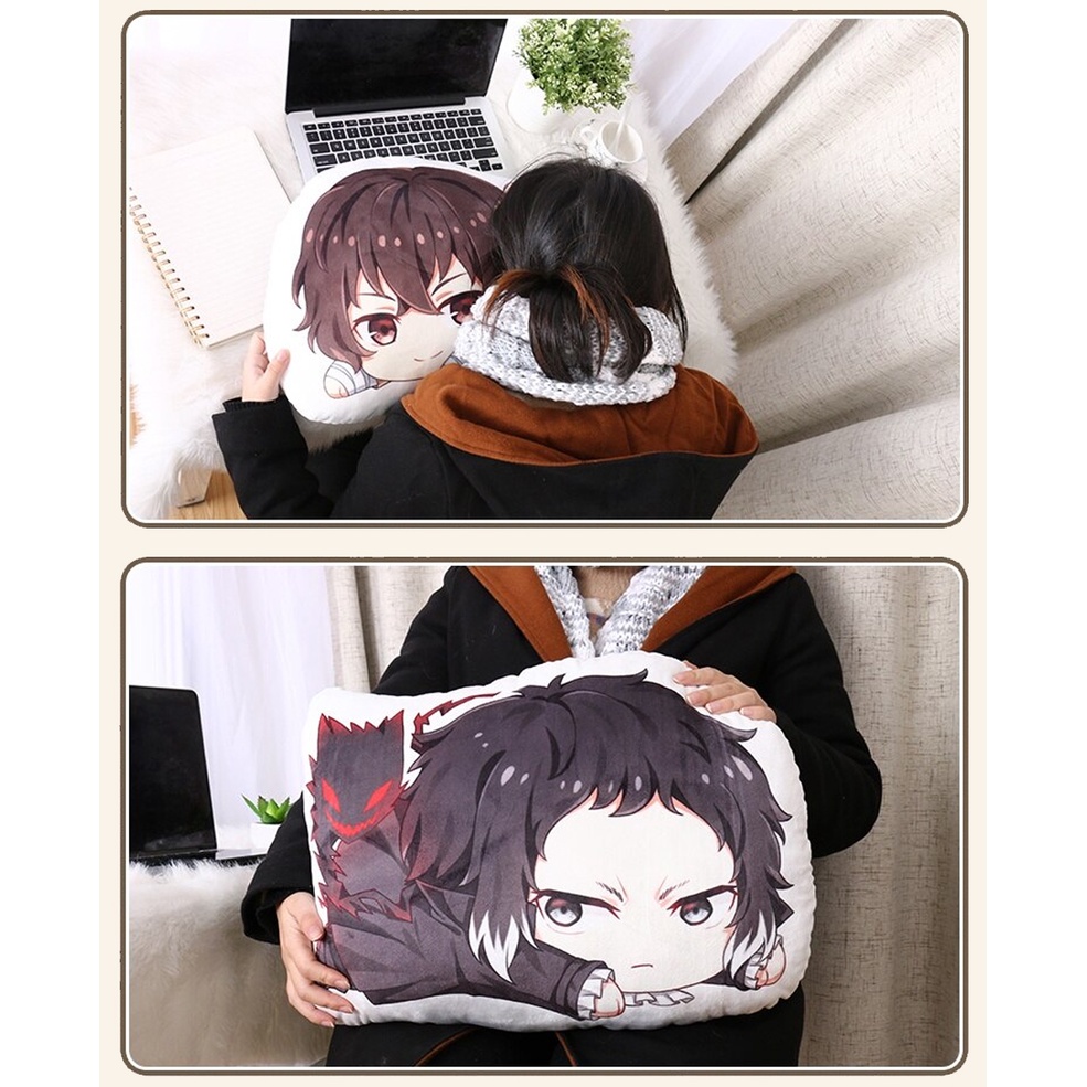 [4 mẫu] Gối nhồi bông nhân vật anime Bungo Stray Dogs