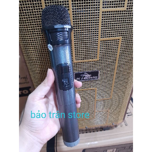 Loa karaoke bluetooth di động kiomic k89 mẫu mới 2020 - bass 30cm - 2 micro có màn hình