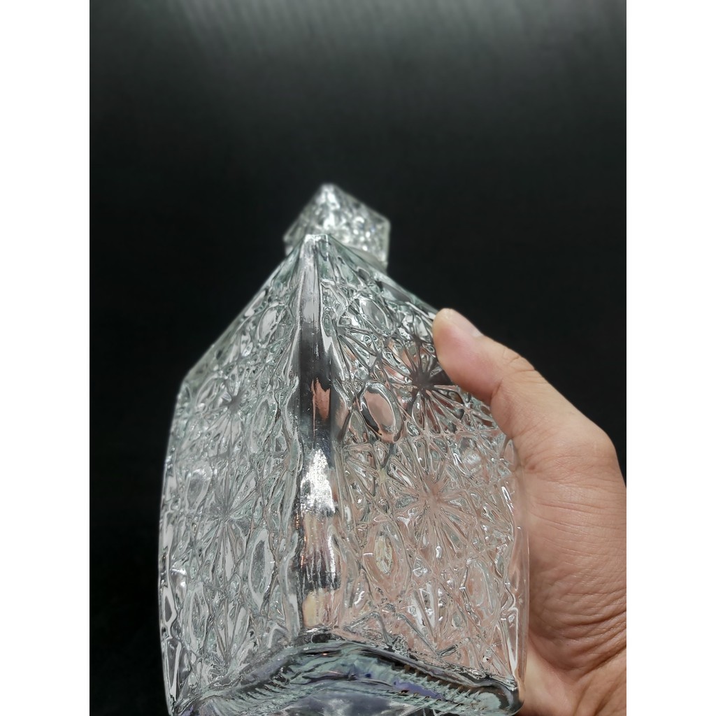 [ VIPShop ] Vỏ Bình Thủy Tinh Đựng Rượu 750ml, Chai Đựng Rượu Pha Lê Đẳng Cấp, CTT-03 | BigBuy360 - bigbuy360.vn