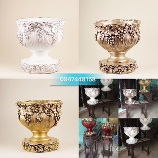Bình hoa composite bát đôn số 3 cao 37cm
