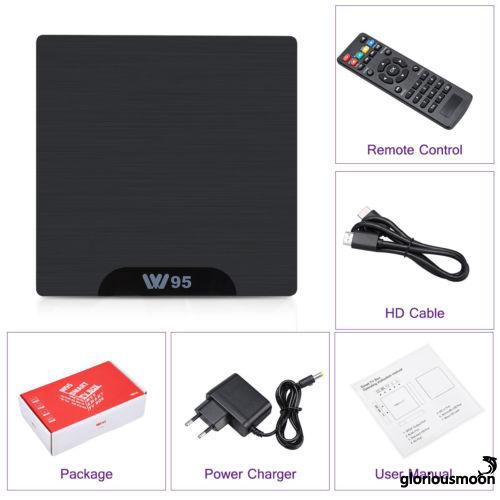 Thiết bị chuyển đổi TV thường thành smart TV onn-w95 Smart Android 7.1 TV Box Amlogic S905W CPU 4 nhân H.265 WiFi 4K