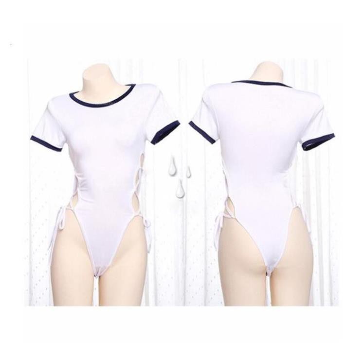 Đồ ngủ sexy jumpsuit phong cách học sinh, free size dưới 55kg Đẹp 💝