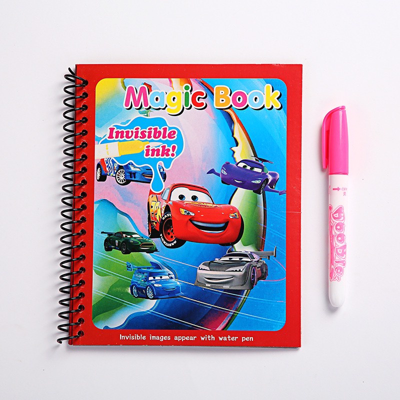 Đồ chơi magic book sách tô màu nước ma thuật, thần kỳ sử dụng nhiều lần, nhiều chủ đề cho bé